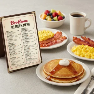 Bob Evans Allergan Menu Chart