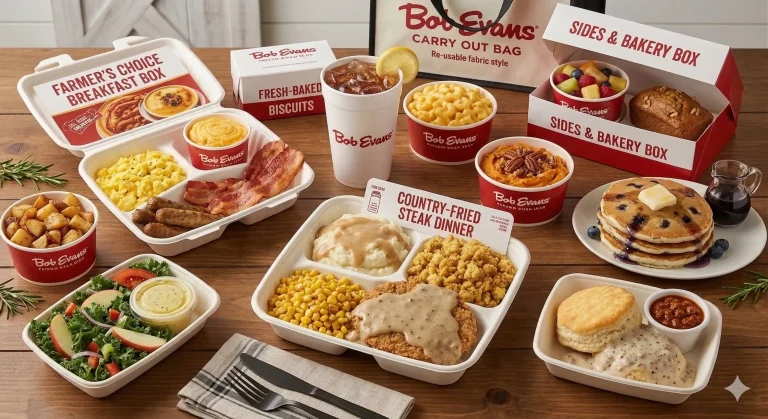 Bob Evans Carry out menu