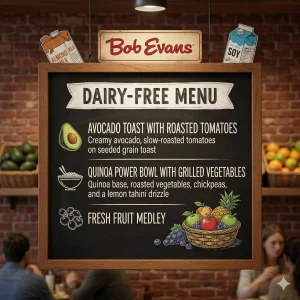 Bob Evans Dairy free latest menu