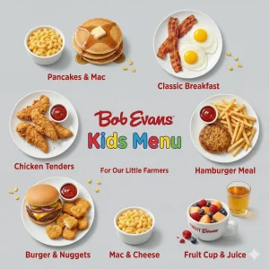 Bob Evans Kids Menu List