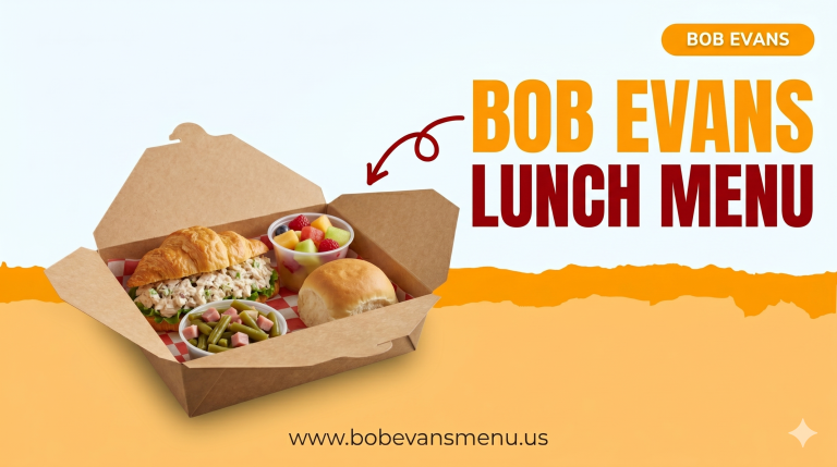 Bob Evans Lunch Menu with Prices