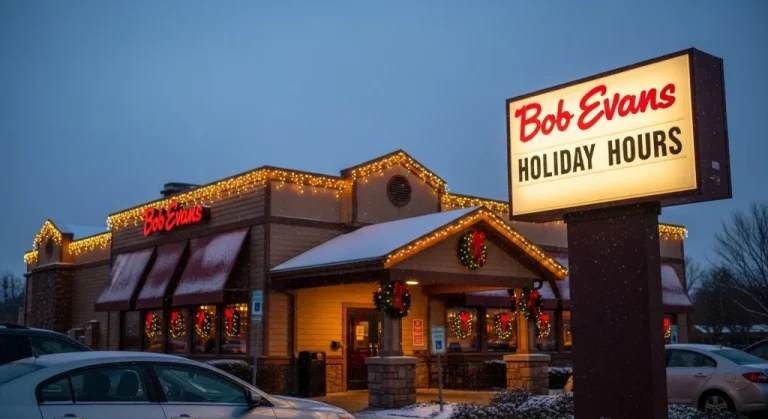 Bob Evans Holiday Hours in 2026