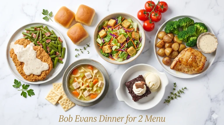 Bob Evans Dinner for 2 menu