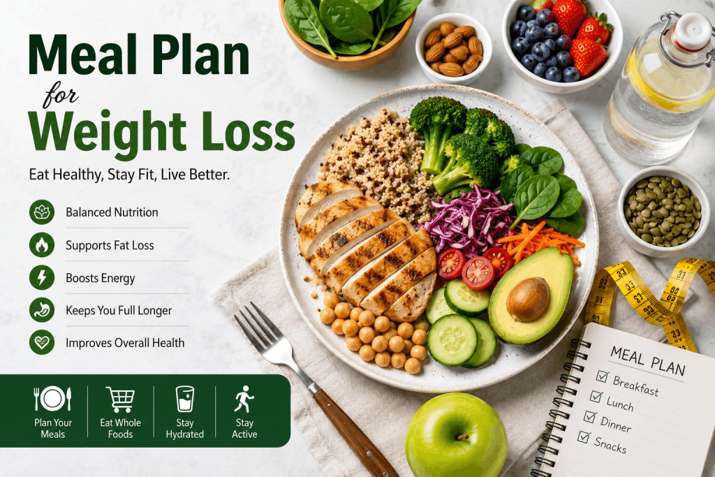 Current image: Meal Plan for Weight Loss: A Complete Beginner's Guide to Healthy, Sustainable Eating