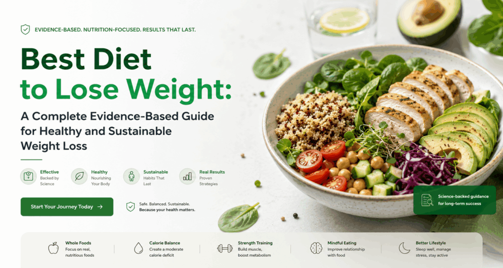 Current image: Best Diet to Lose Weight: A Complete Evidence-Based Guide for Healthy and Sustainable Weight Loss