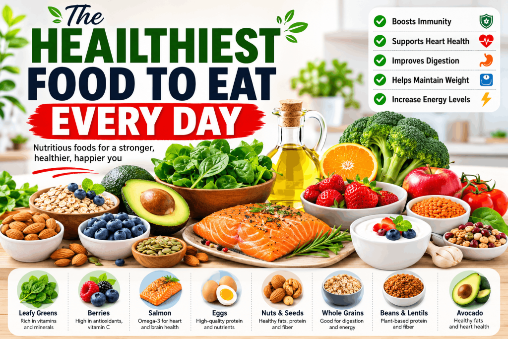 Current image: Healthiest Food to Eat Every Day: 15 Nutrient-Dense Foods for Better Health