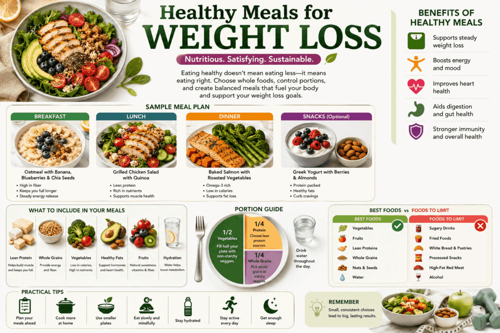 Current image: Healthy Meals for Weight Loss: A Practical Guide to Nutritious Eating Without Giving Up Flavor