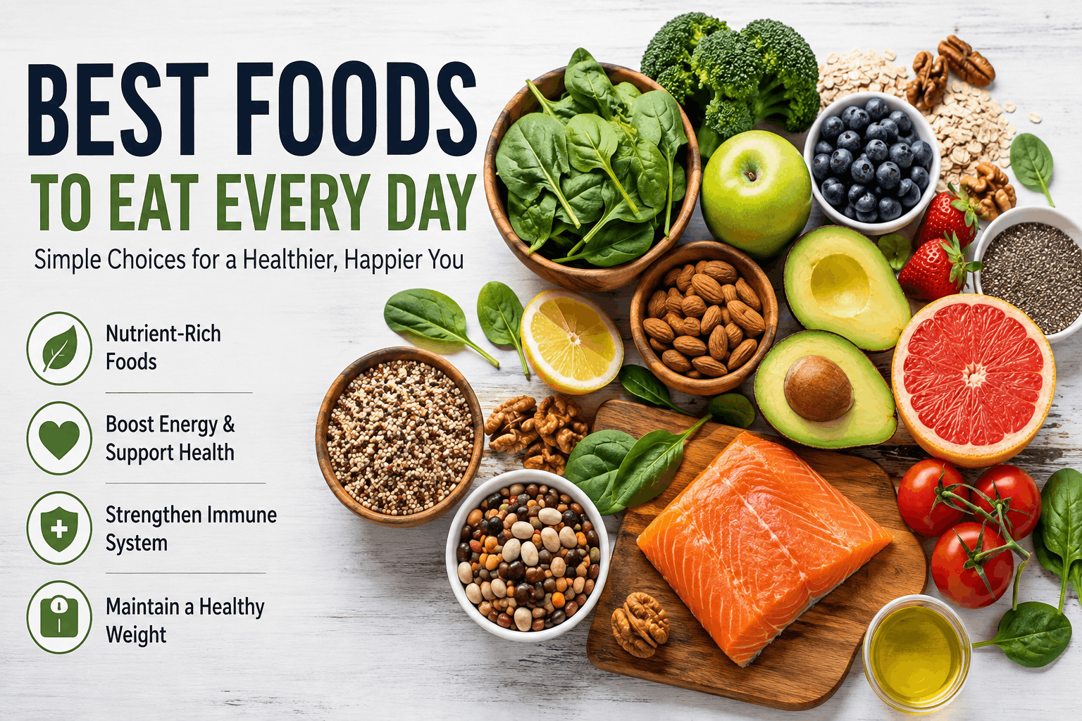 Best Foods to Eat Every Day for Better Health  