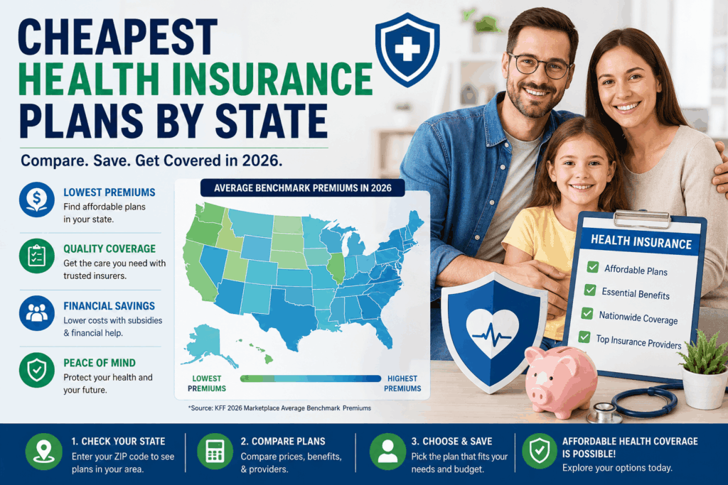Current image: Cheapest Health Insurance Plans by State: 2026 Guide