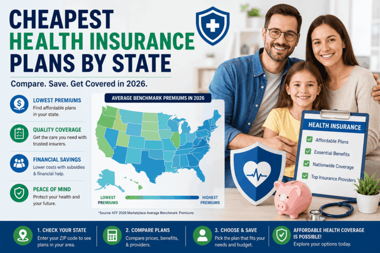 Cheapest Health Insurance Plans by State: 2026 Guide