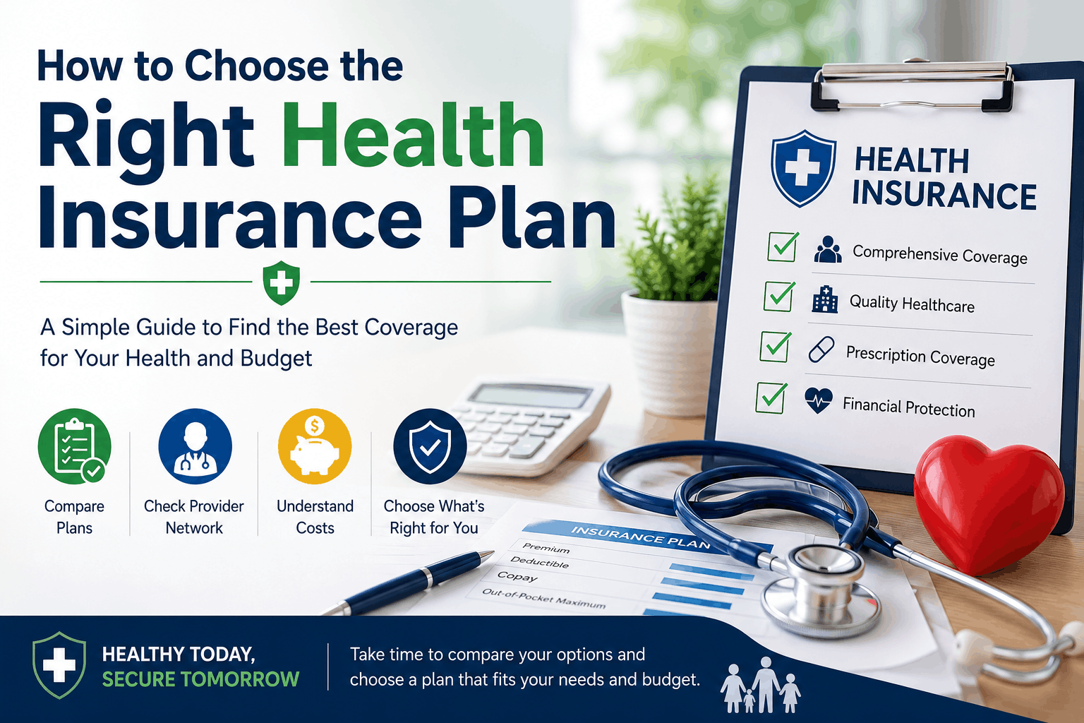 How to Choose the Right Health Insurance Plan: A Complete Beginner's Guide (2026)