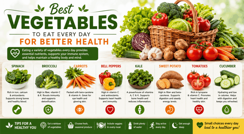Current image: Best Vegetables to Eat Every Day for Better Health