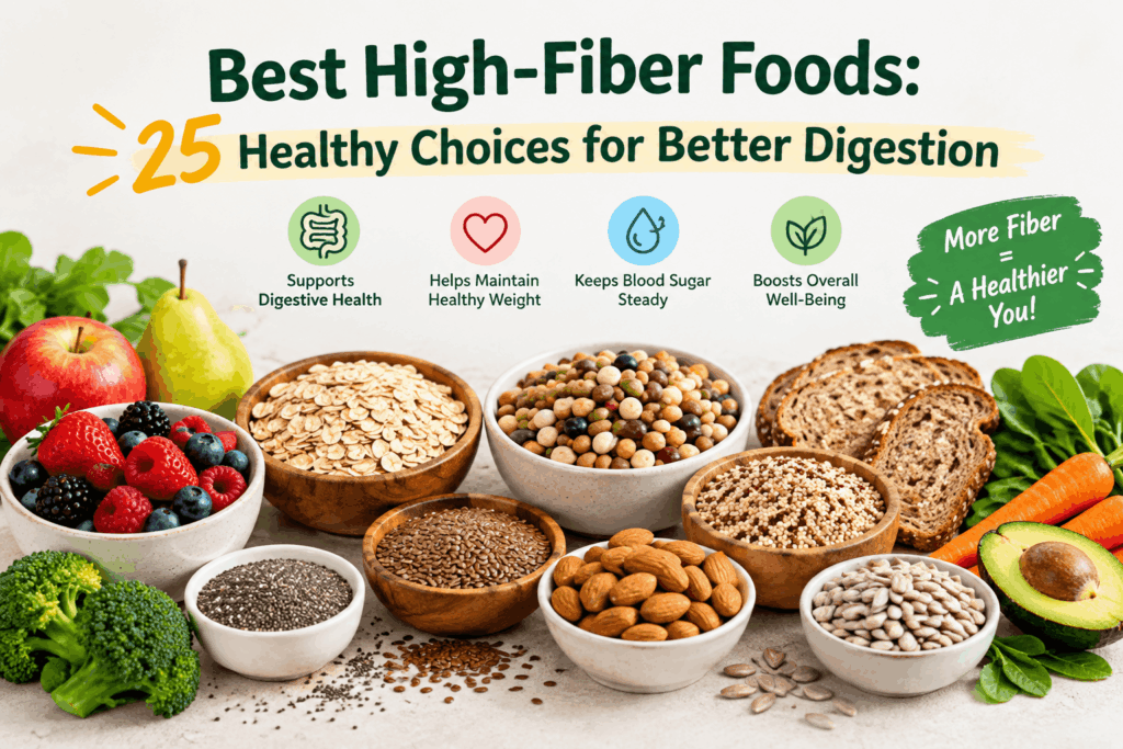 Current image: Best High-Fiber Foods: 25 Healthy Choices for Better Digestion