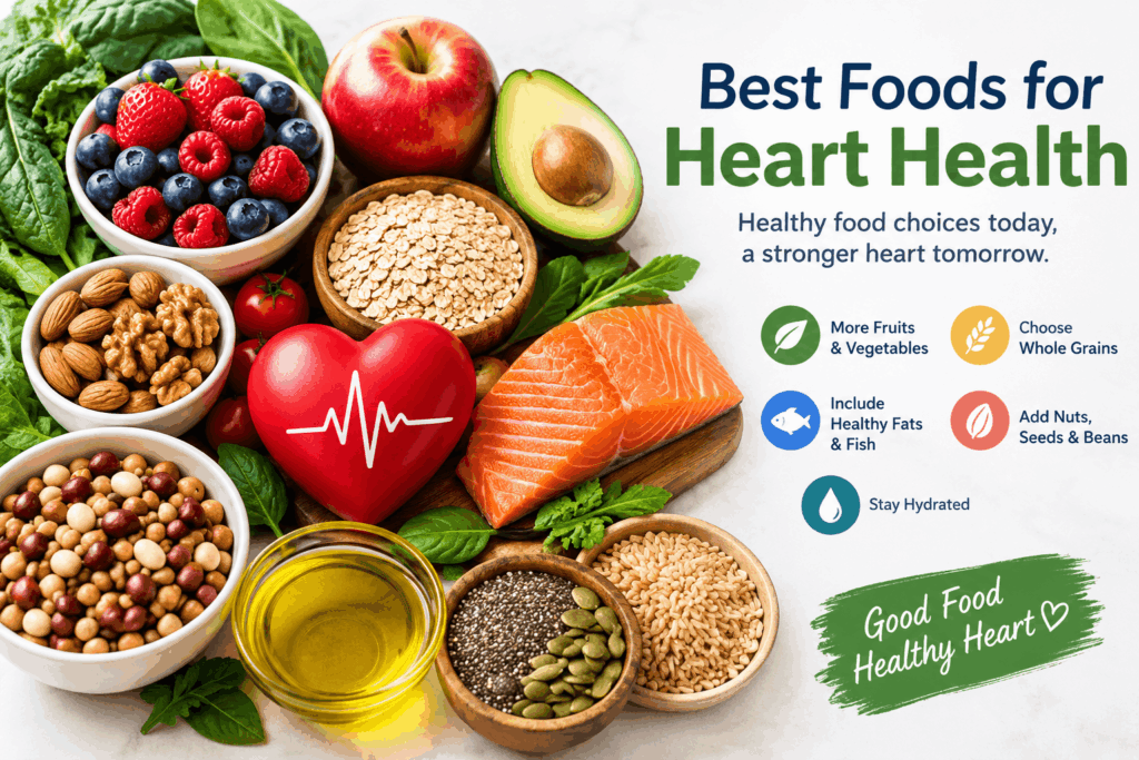 Current image: Best Foods for Heart Health: 15 Heart-Healthy Foods to Eat More Often