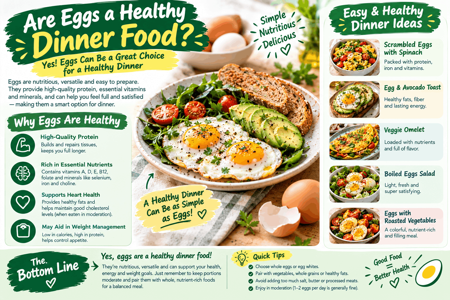 Best Healthy Dinner Foods: Easy, Balanced Meals for Better Health