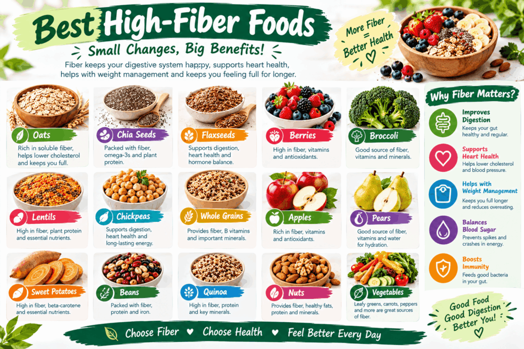Current image: Best High-Fiber Foods: 25 Healthy Choices for Better Digestion