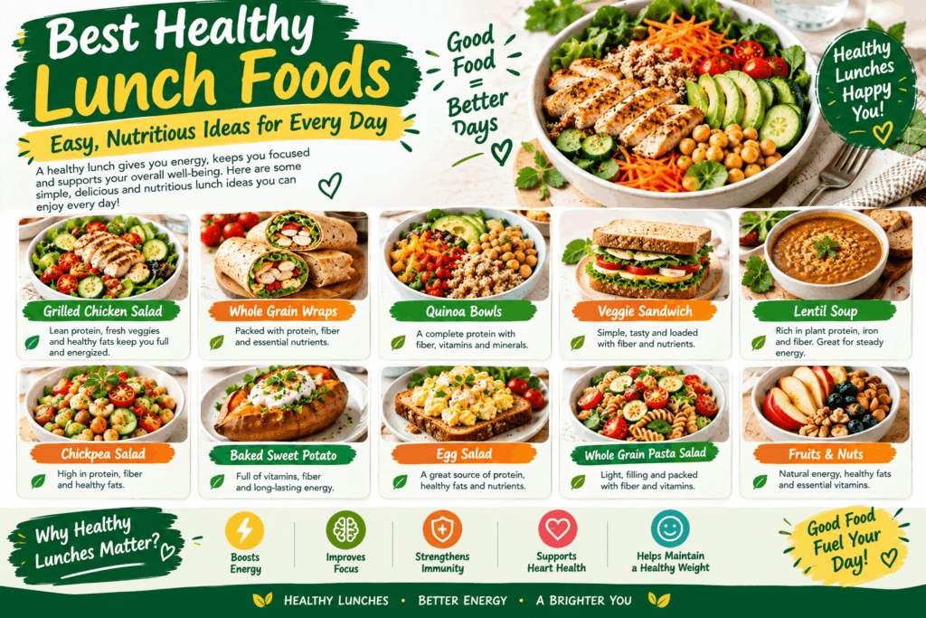 Current image: Best Healthy Lunch Foods: Easy, Nutritious Ideas for Every Day